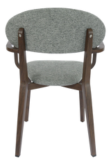 FL Atlanta Fabric Upholstered Hospitality Stackable Dining Armchair