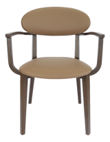 FL Atlanta Vinyl Upholstered Hospitality Stackable Dining Armchair