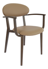 FL Atlanta Vinyl Upholstered Hospitality Stackable Dining Armchair