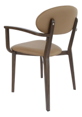 FL Atlanta Vinyl Upholstered Hospitality Stackable Dining Armchair