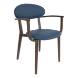 FL Atlanta Vinyl Upholstered Hospitality Stackable Dining Armchair