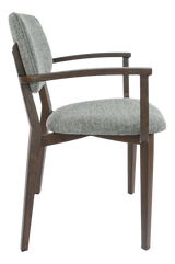 FL Atlanta Fabric Upholstered Hospitality Stackable Dining Armchair - Large