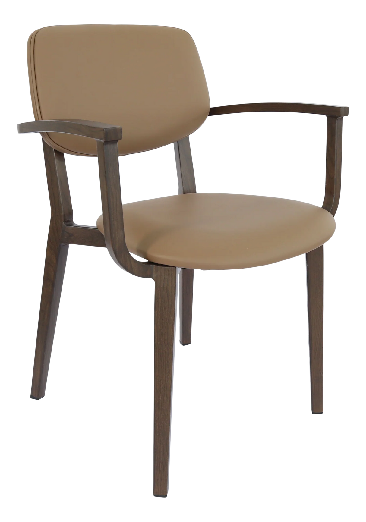 FL Atlanta Vinyl Upholstered Hospitality Stackable Dining Armchair - Large