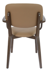 FL Atlanta Vinyl Upholstered Hospitality Stackable Dining Armchair - Large