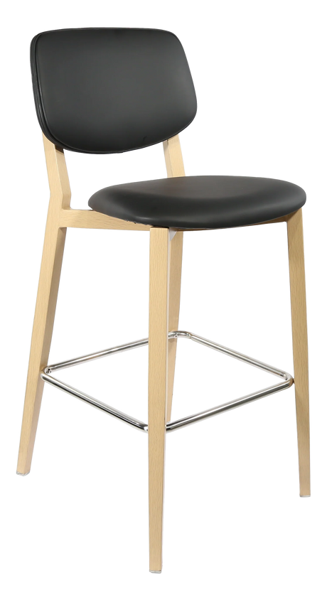FL Atlanta Upholstered Aluminium Frame Hospitality Barstool - Large