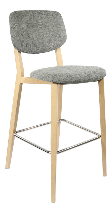 FL Atlanta Upholstered Aluminium Frame Hospitality Barstool - Large