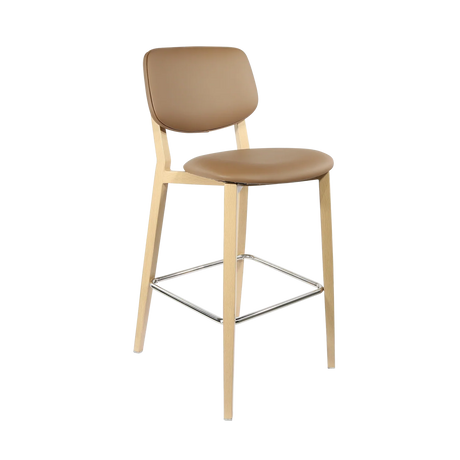 FL Atlanta Upholstered Aluminium Frame Hospitality Barstool - Large