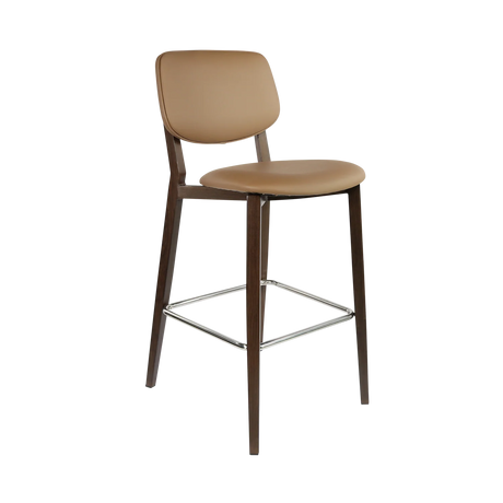 FL Atlanta Upholstered Aluminium Frame Hospitality Barstool - Large