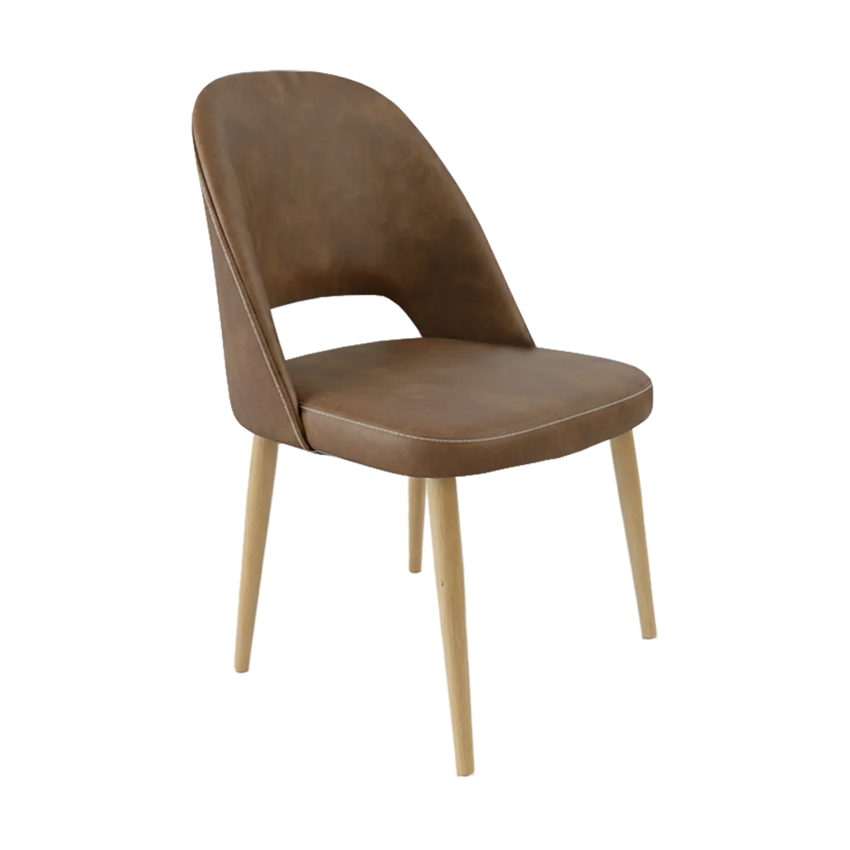 FL Orleans Fabric Upholstered Aluminium Legs Hospitality Dining Chair