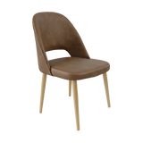 FL Orleans Fabric Upholstered Aluminium Legs Hospitality Dining Chair
