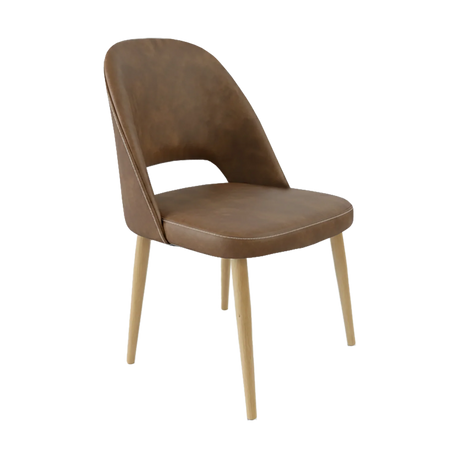 FL Orleans Fabric Upholstered Aluminium Legs Hospitality Dining Chair