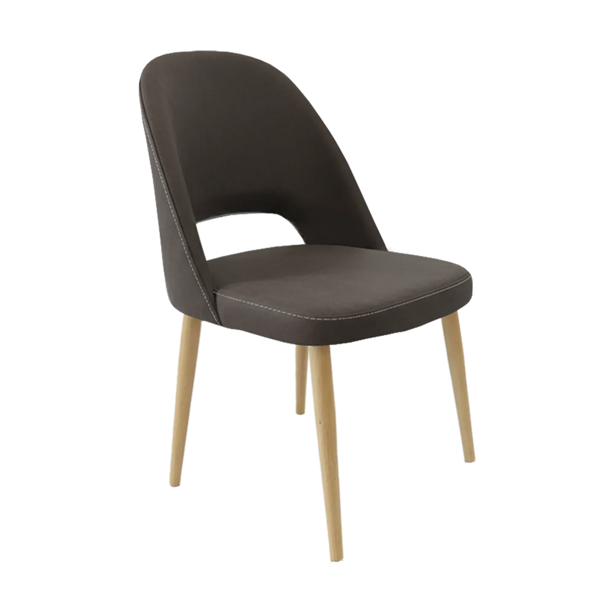 FL Orleans Fabric Upholstered Aluminium Legs Hospitality Dining Chair