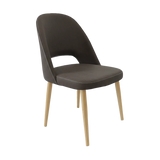 FL Orleans Fabric Upholstered Aluminium Legs Hospitality Dining Chair