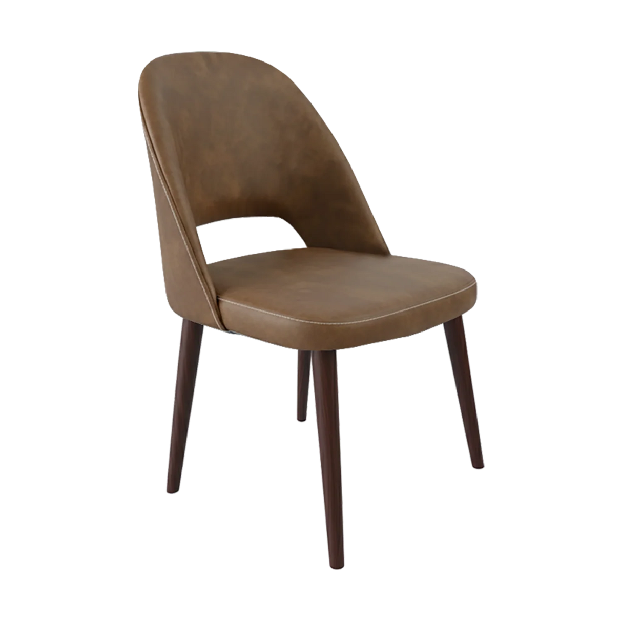 FL Orleans Fabric Upholstered Aluminium Legs Hospitality Dining Chair