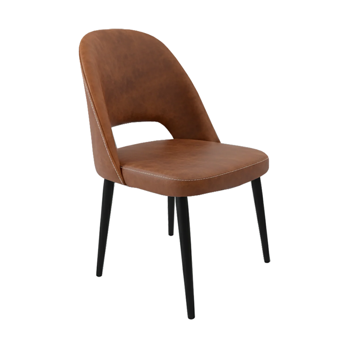 FL Orleans Fabric Upholstered Aluminium Legs Hospitality Dining Chair