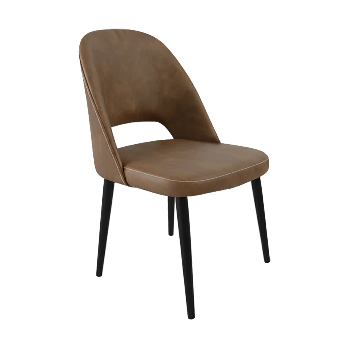 FL Orleans Fabric Upholstered Aluminium Legs Hospitality Dining Chair