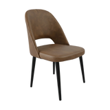 FL Orleans Fabric Upholstered Aluminium Legs Hospitality Dining Chair