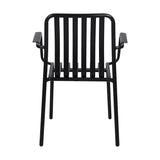 FL Bordeaux Aluminium Hospitality Stackable Outdoor Armchair