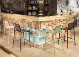 FL Boardeaux Aluminium Stackable Hospitality Outdoor Barstool