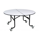 MA Flip Up & Folding Portable Round Table