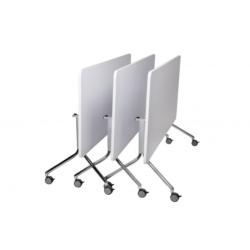 MA Flip Up & Folding Rectangular Table with Castors