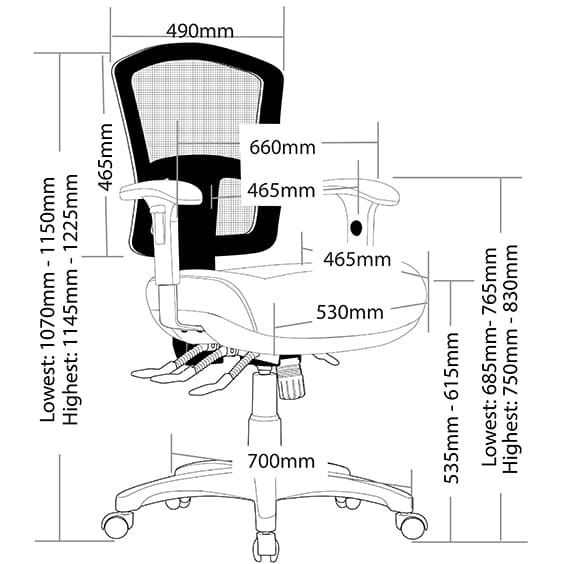 ST Fuse Meshback Task Chair