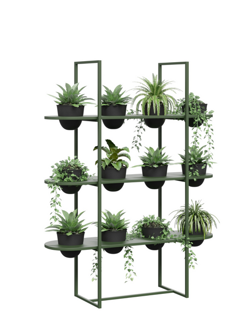DD Fairway Curved Shelf Vertical Garden Divider Wall