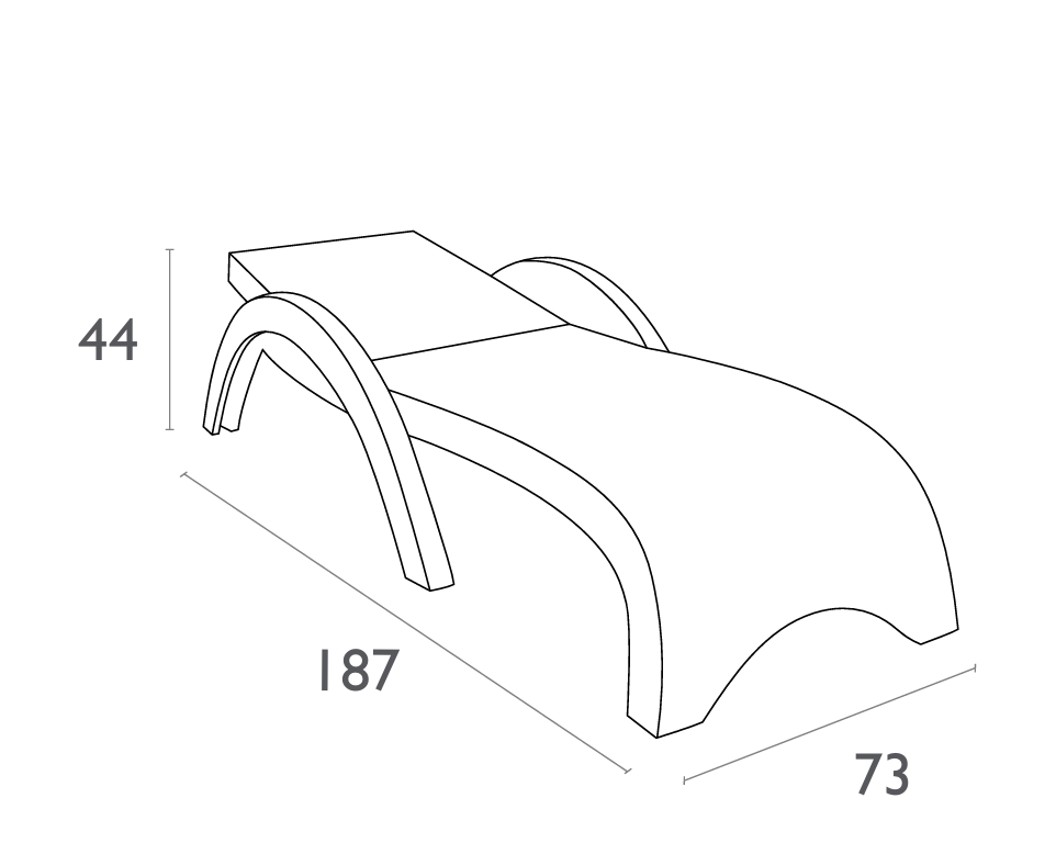 FL Fiji Hospitality Stackable Sunlounger