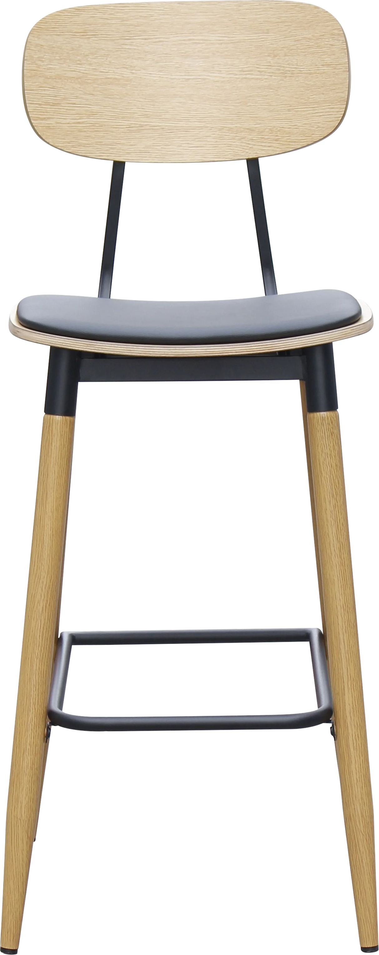 FL Austin Vinyl Seat Steel Legs Hospitality Barstool