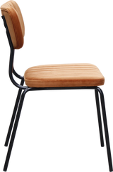 FL Tiramisu Velvet Upholstered Black Leg Hospitality Function Chair