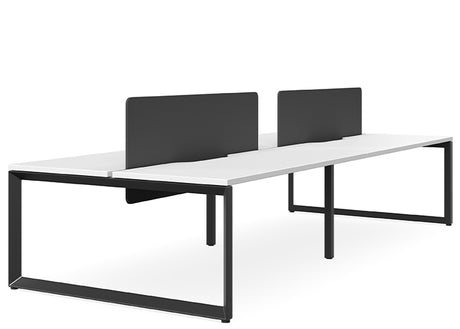 DD Forum Double Sided Workstation For 4 Person with Optic Screen