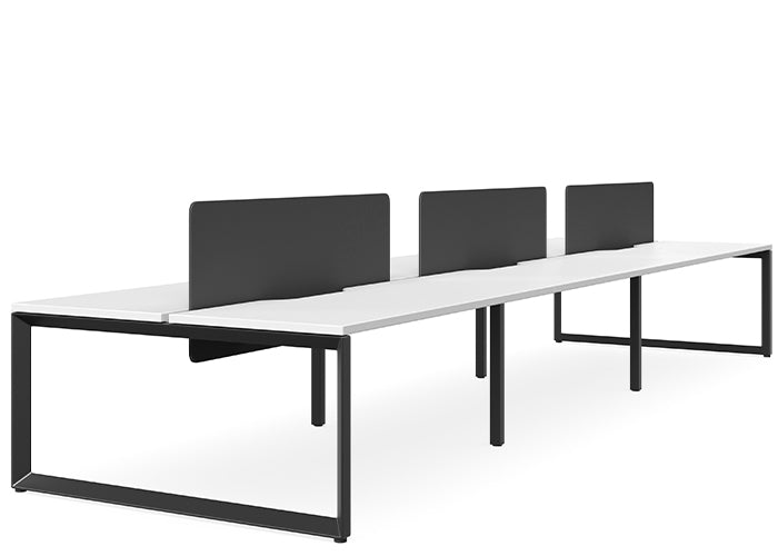 DD Forum Double Sided Workstation For 6 Person with Optic Screen