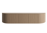 DD Fully Curved Floating Wall Credenza