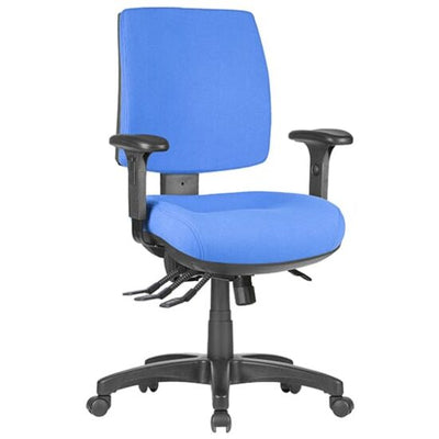 ST Galaxy Fabric Upholstered Task Chair with Arms & Seat Slider