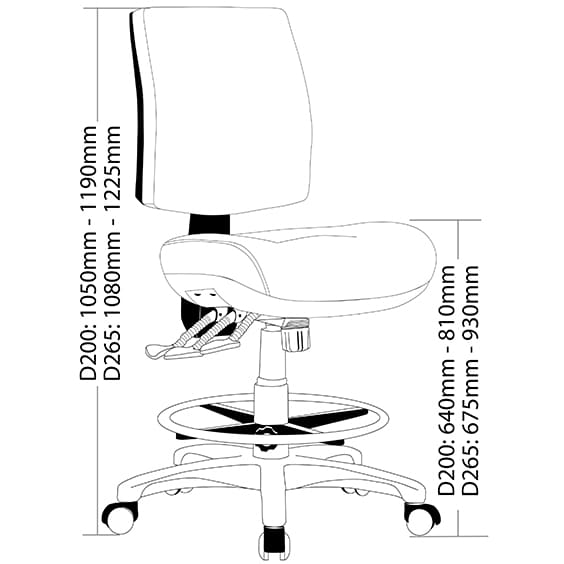 ST Galaxy Drafting Chair