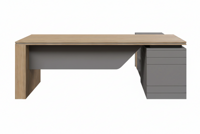 DD Geo Hugo Executive Desk with Return