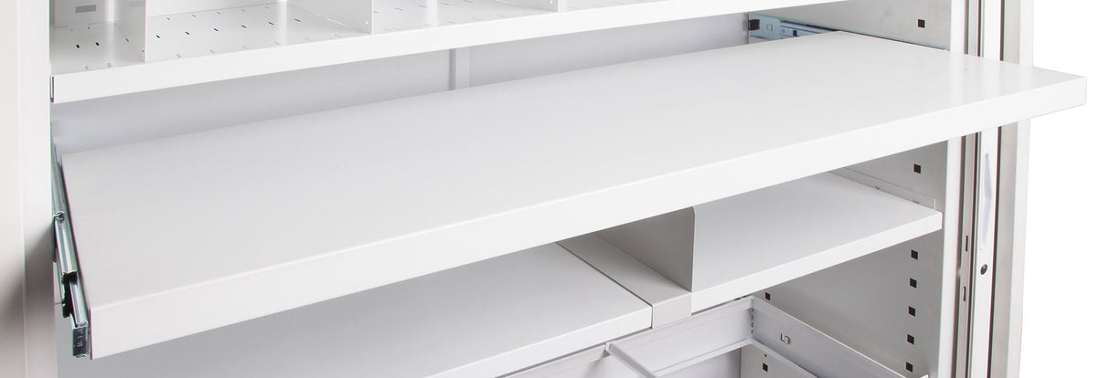 RL GO Tambour Pull Out File Shelf