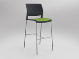 OL Game Barstool with Upholstered Seat