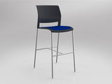 OL Game Barstool with Upholstered Seat