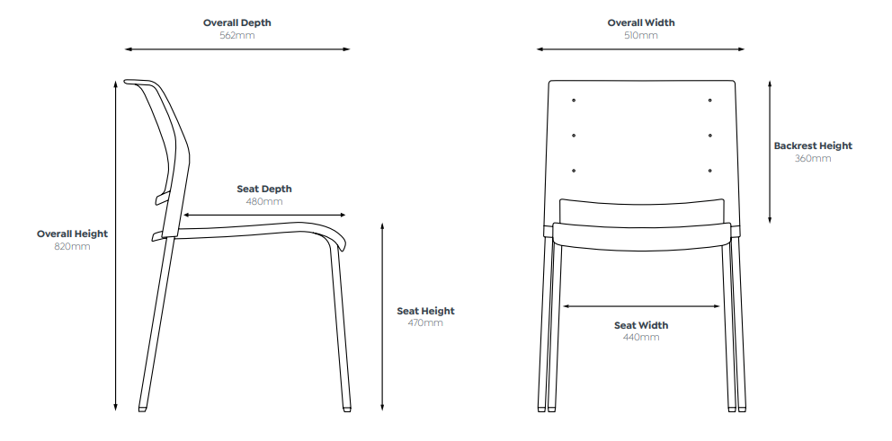 OL Game Fabric Upholstered Charcoal Shell Hospitality Chair -4 Legs