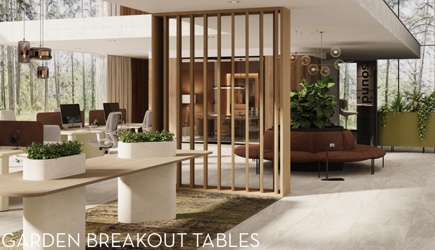DD Omie Planter Breakout Dining Table