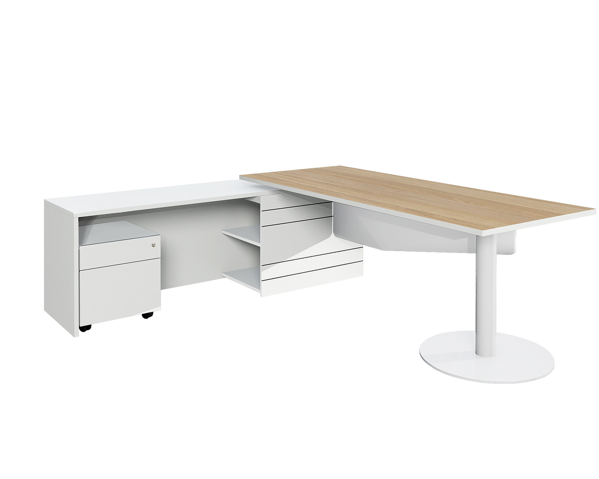 DD Verse Executive Desk with Return