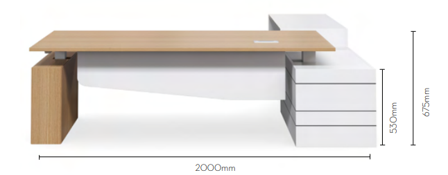 DD Geo Executive Selectric Height Adjustable Desk