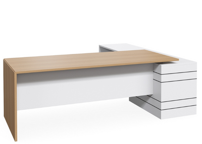 DD Geo Slab End Executive Desk