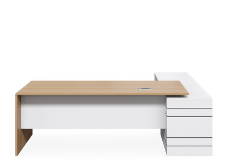 DD Geo Slab End Executive Desk