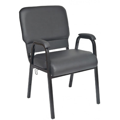 MA Grace Fabric or PU Leather Upholstered Linkable 4 Leg Armchair