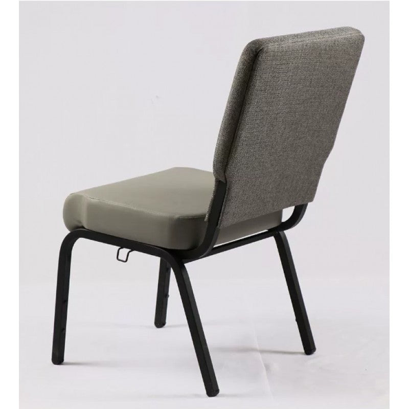 MA Grace Fabric or PU Leather Upholstered  Linkable 4 Leg Side Chair