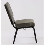 MA Grace Fabric or PU Leather Upholstered  Linkable 4 Leg Side Chair
