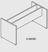 DD CC Plus H Shape Boardroom Table Base