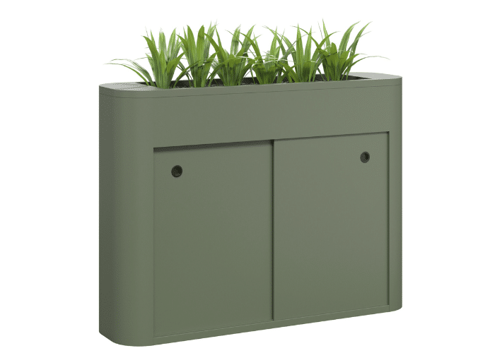 DD Harpo Planter with Sliding Door Storage